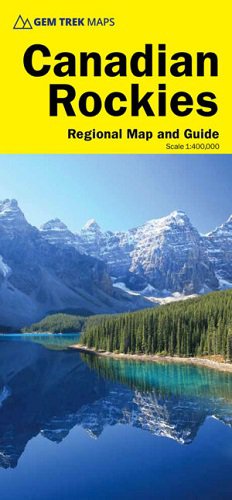 Canadian Rockies Map by Gem Trek