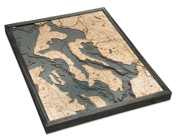 Whidbey & Camano Islands Wood Chart