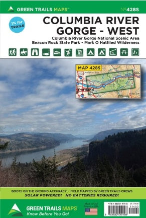 Columbia River Gorge West, OR - Green Trails Map 428S