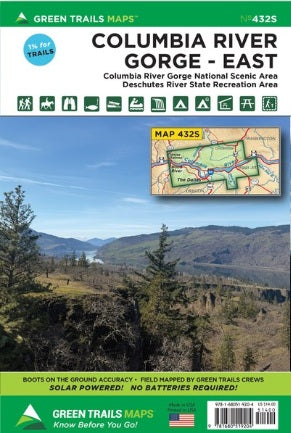 Columbia River Gorge East, OR - Green Trails Map 432S