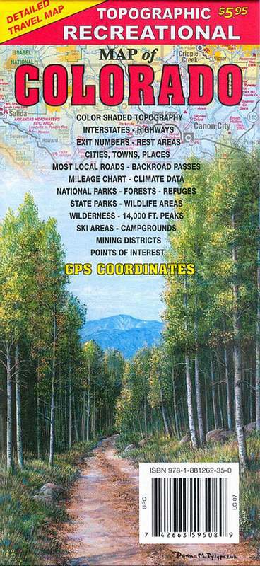 Recreation Map of Colorado