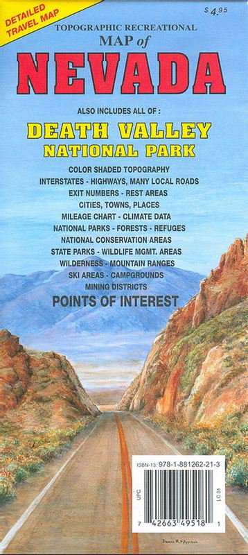 Recreation Map of Nevada