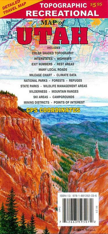 Recreation Map of Utah