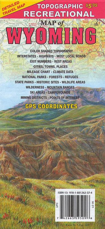 Recreation Map of Wyoming