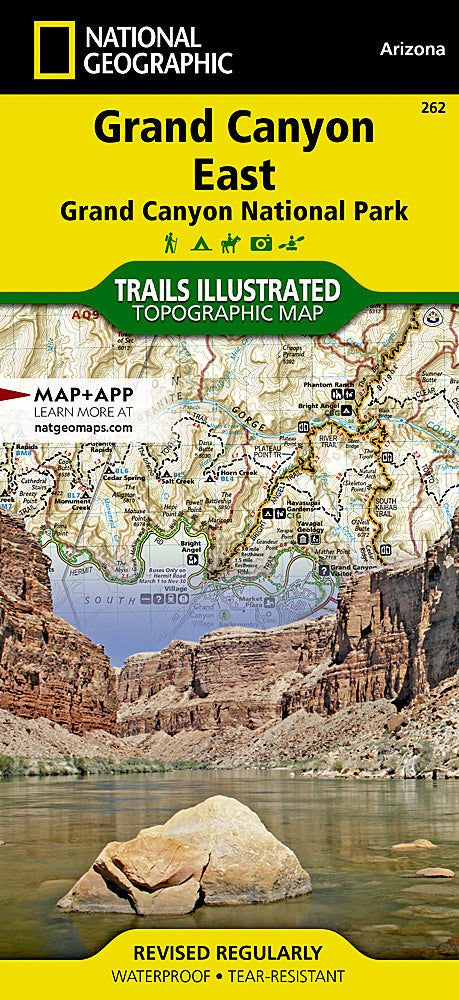 Grand Canyon East Trails Illustrated Topographic Map #262 - Cover