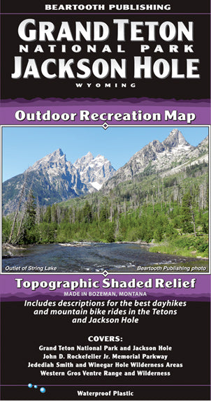Grand Teton National Park & Jackson Hole Outdoor Recreation Map - Cover
