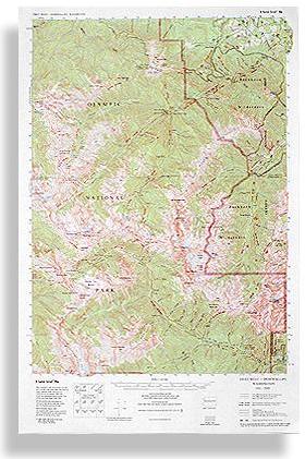 Gray Wolf - Dosewallips Trail Map by Custom Correct