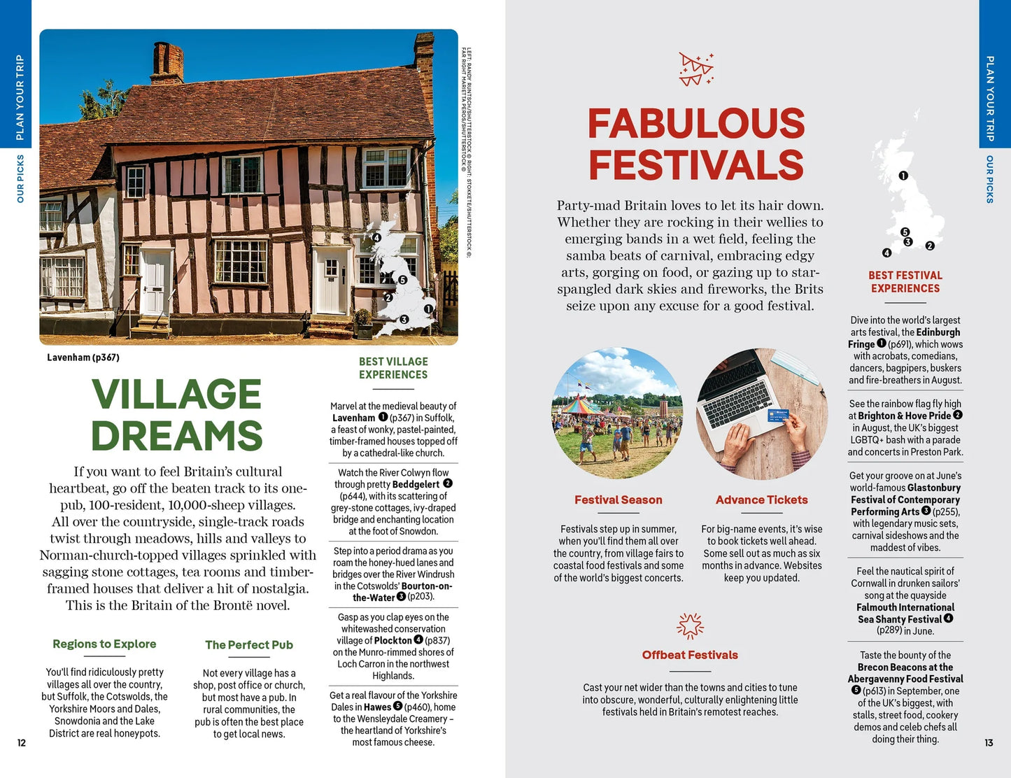 Great Britain Travel Guide Book by Lonely Planet - Sample Page