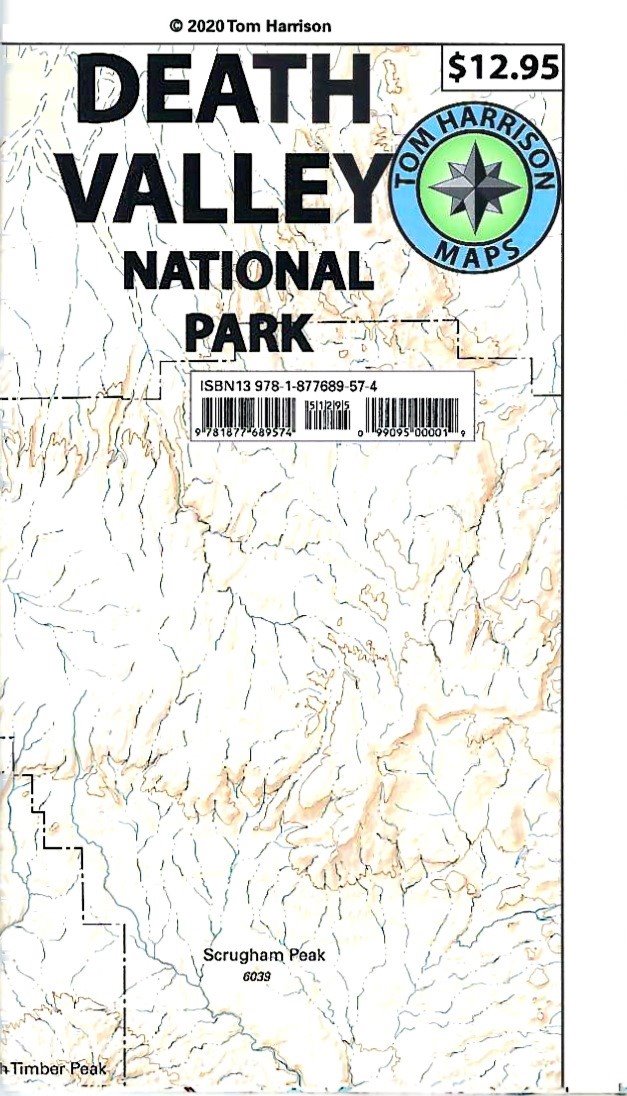 Death Valley National Park Hiking Map
