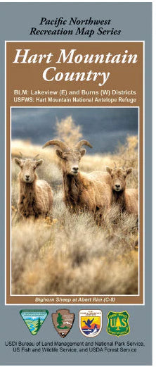 Hart Mountain Country Recreation Map - USFS - Cover