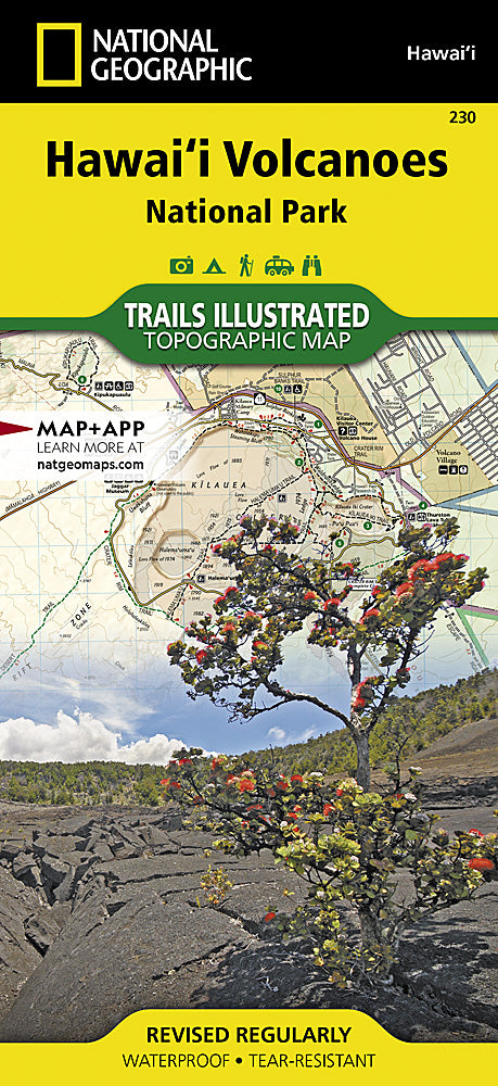 Hawai'i Volcanoes National Park Trails Illustrated Topographic Map #230 - Cover