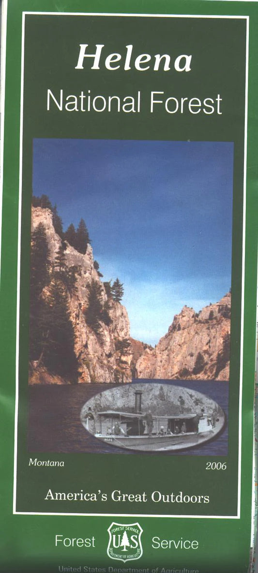 Helena National Forest Service Map - Cover