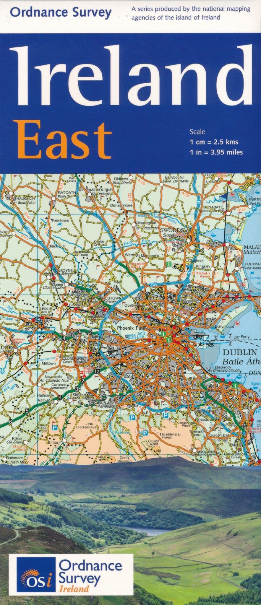 Ireland East Road Map by Ordnance Survey Ireland - Cover
