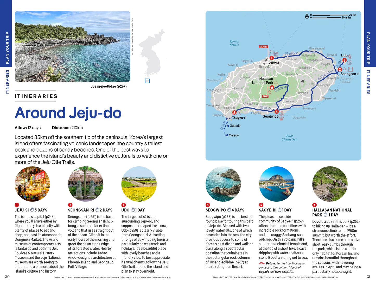 Korea Travel Guide Book by Lonely Planet - Sample Page