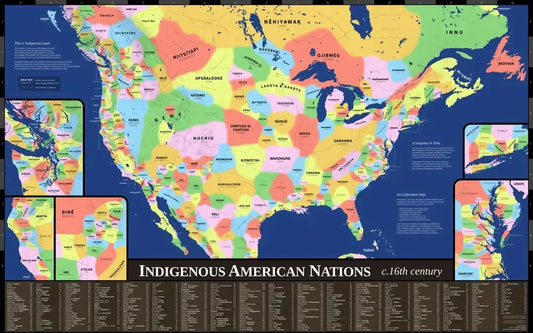 Indigenous American Nations Map