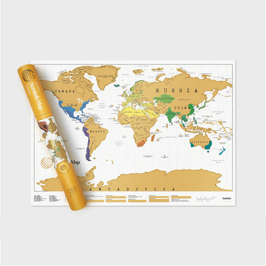 World Scratch Map - Classic