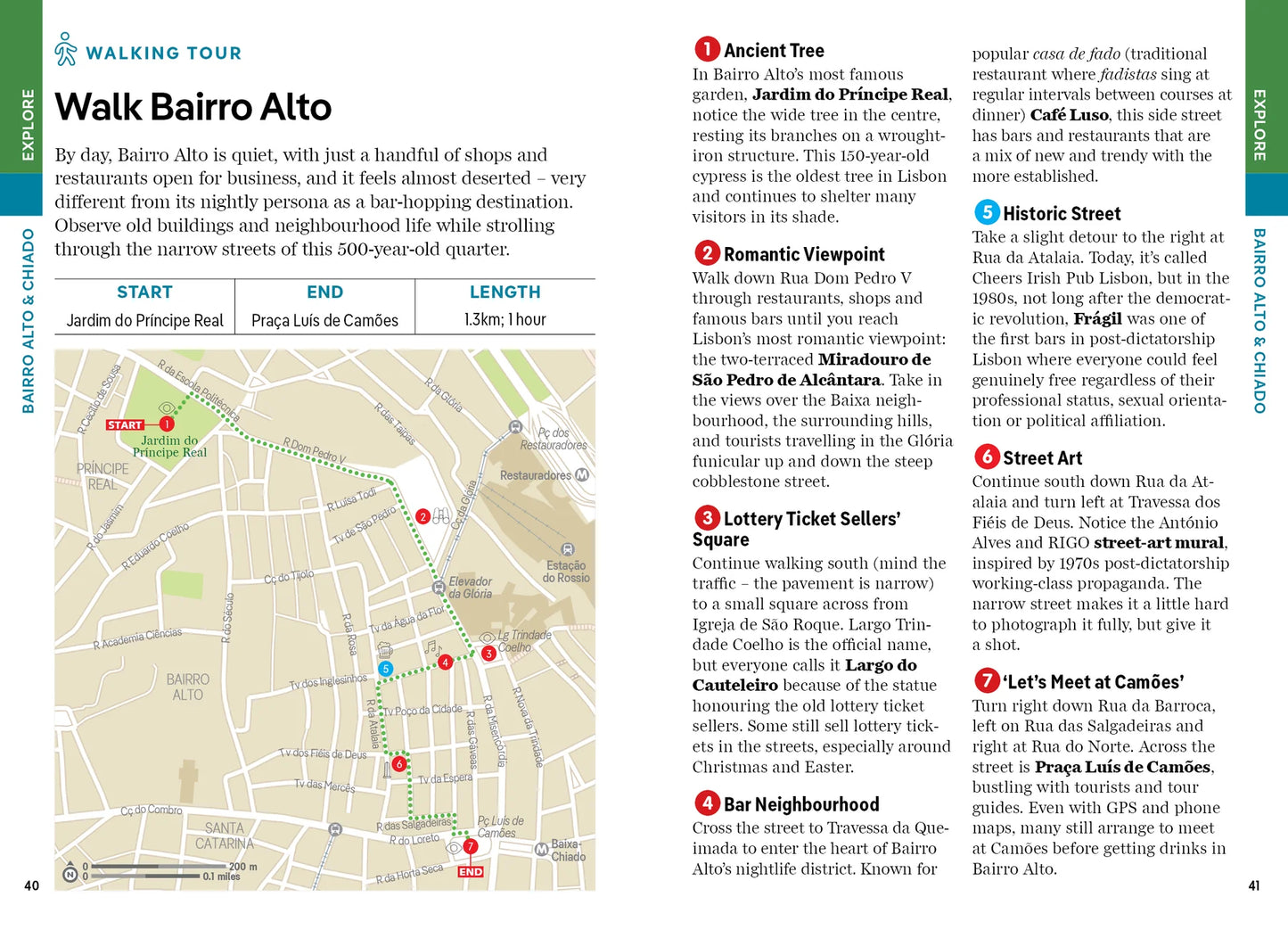 Lisbon (Portugal) Pocket Travel Guide Book by Lonely Planet - Sample Page