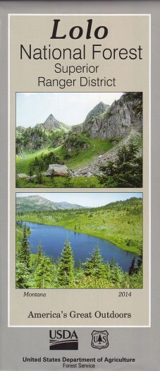 Lolo National Forest - Superior Ranger District Forest Service Map - Cover