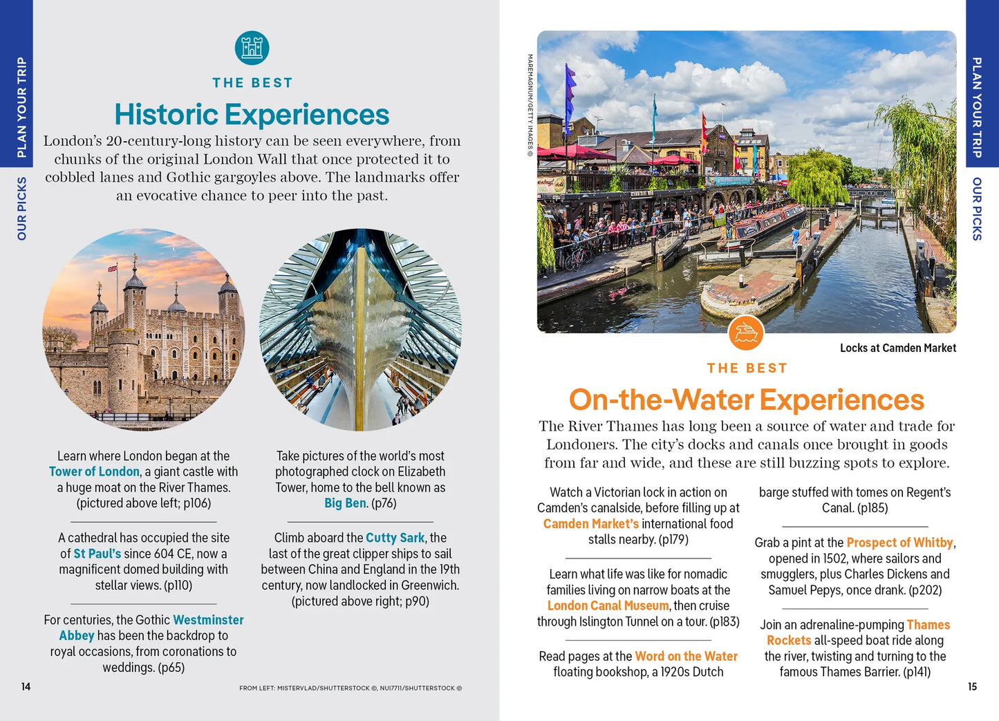 London Pocket Travel Guide Book by Lonely Planet - Sample Page