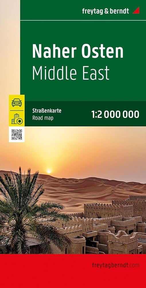Middle East Road Map by Freytag & Berndt