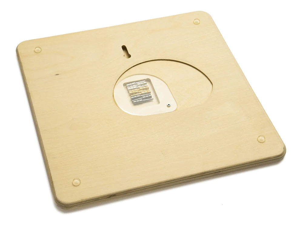 San Juan Islands Wooden Cribbage Board - Backside