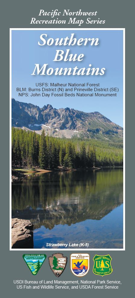 Malheur National Forest - Southern Blue Mountains Recreation Forest Service Map - Cover