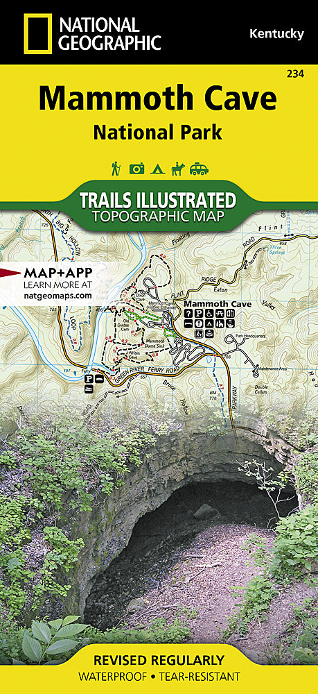 Mammoth Cave National Park Trails Illustrated Topographic Map #234 - Cover