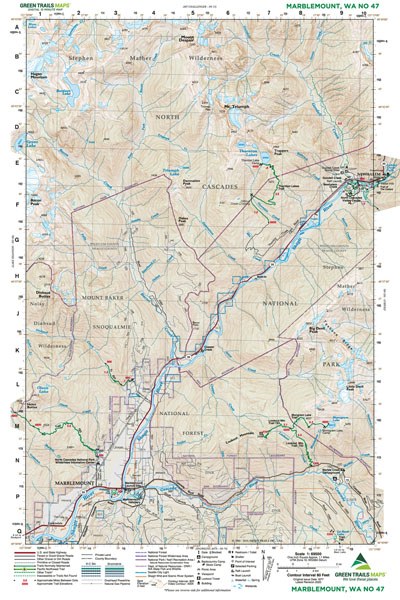 Marblemount, WA - Green Trails Map #47