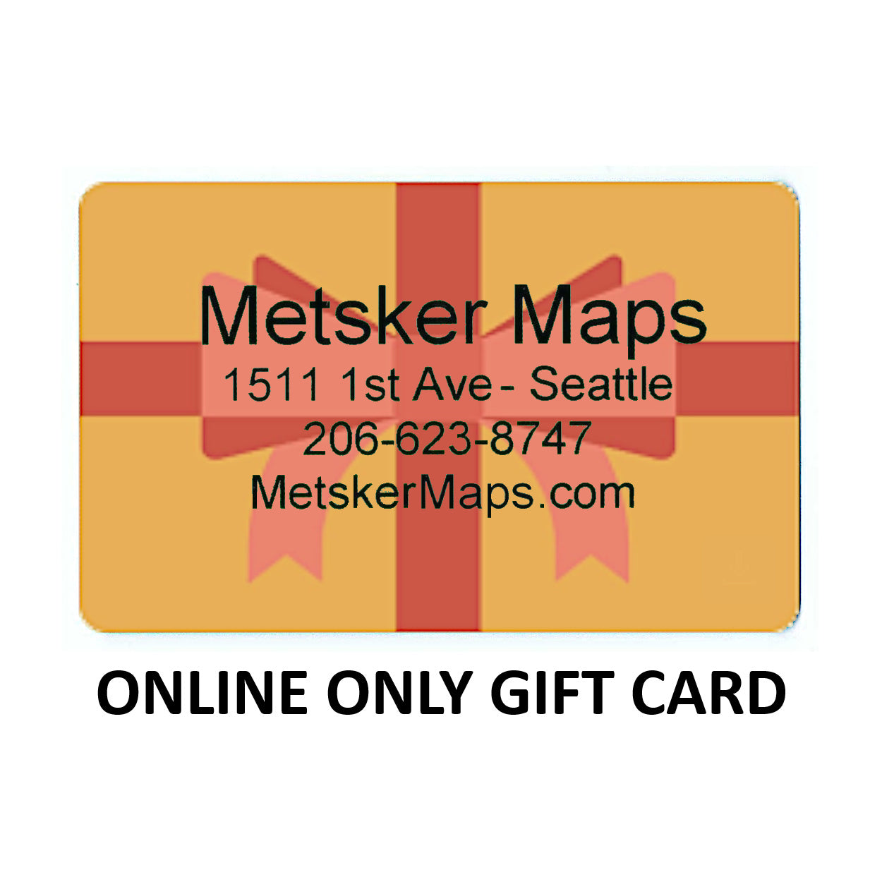 Metsker Maps Digital Gift Card