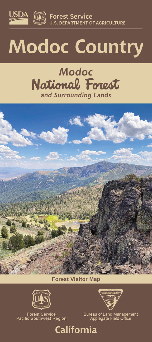 Modoc National Forest - Modoc Country Forest Service Map - Cover