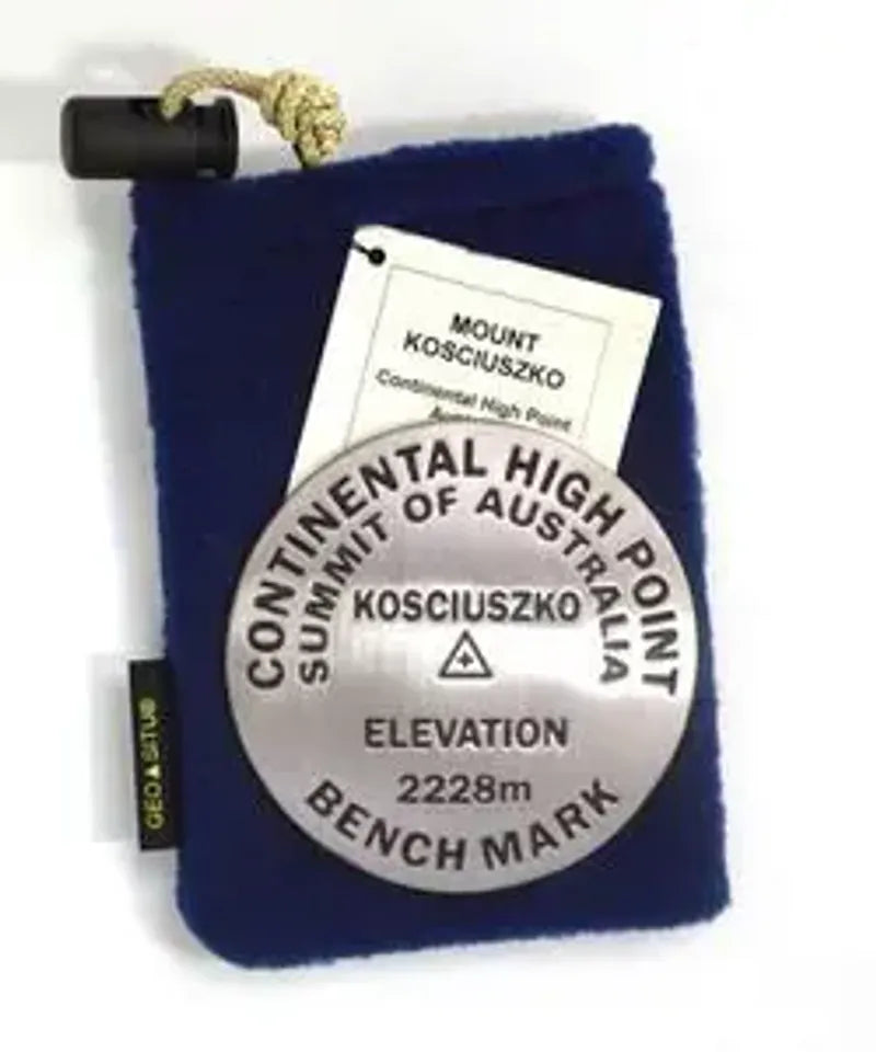 Mount Kosciuszko Bench Mark Medallion