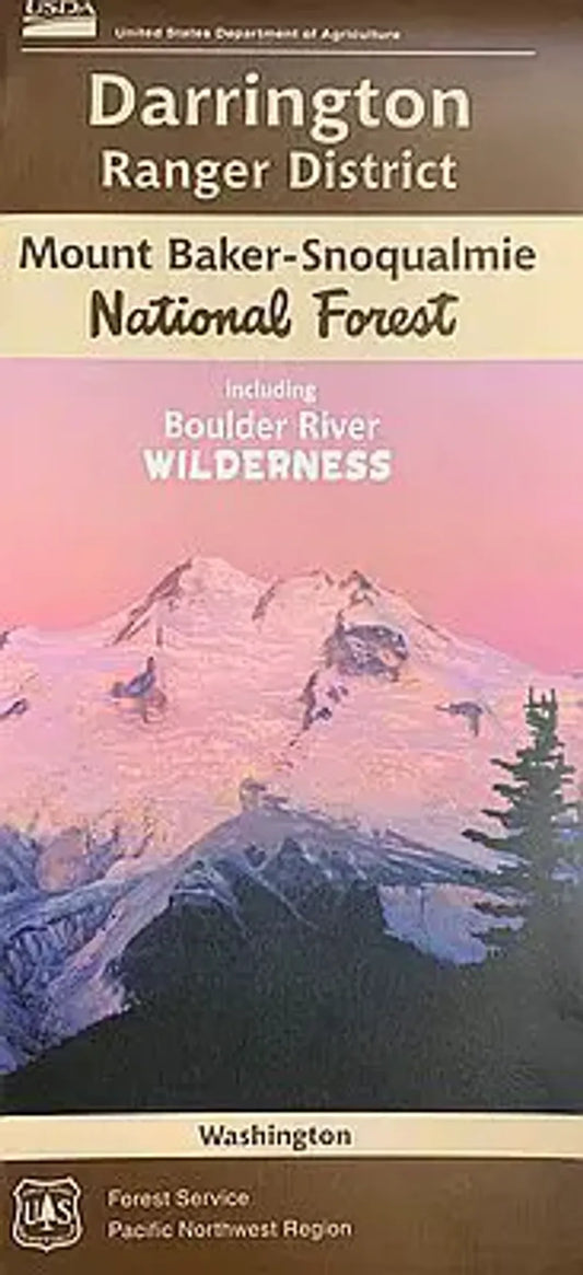 Mt. Baker-Snoqualmie National Forest - Darrington Ranger District USFS Map - Cover