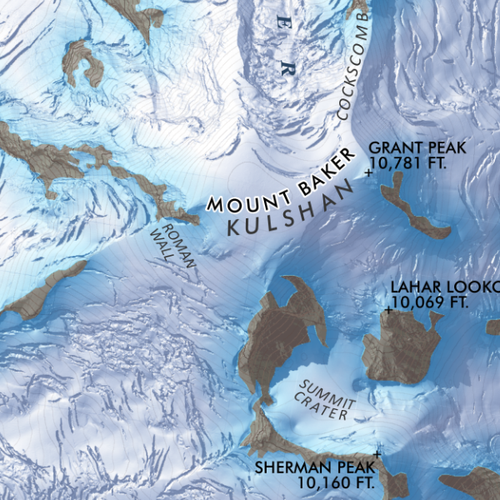 Glaciers of Mount Baker