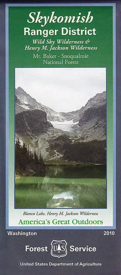 Mt. Baker - Snoqualmie National Forest - Skykomish Ranger District Forest Service Map - Cover