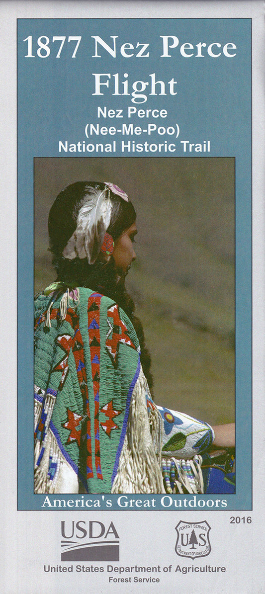 1877 Nez Perce Flight National Forest Service Map - Cover