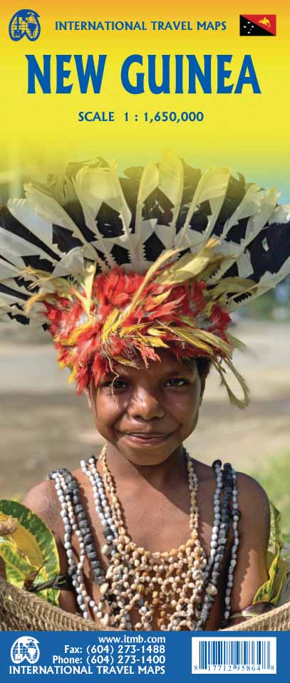 New Guinea Travel & Reference Map by ITMB - Cover