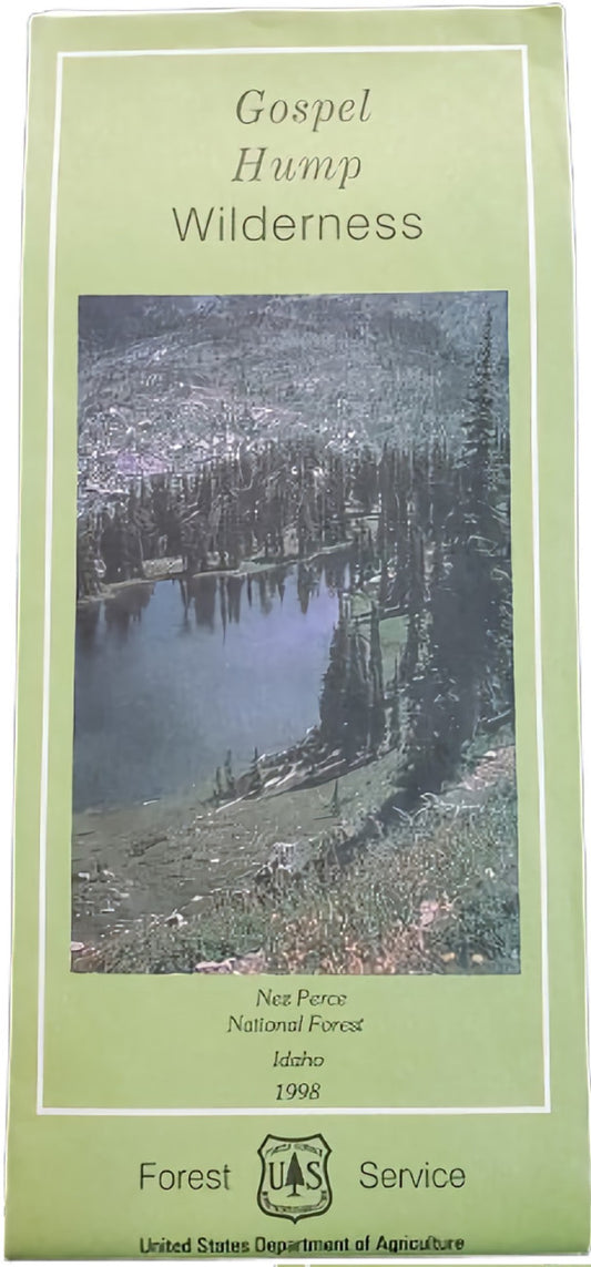Nez Perce National Forest - Gospel Hump Wilderness Forest Service Map - Cover