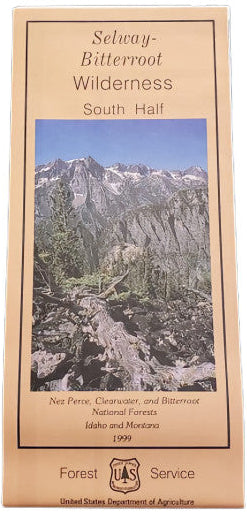 Nez Perce National Forest - Selway-Bitterroot Wilderness (South) Forest Service Map - Cover