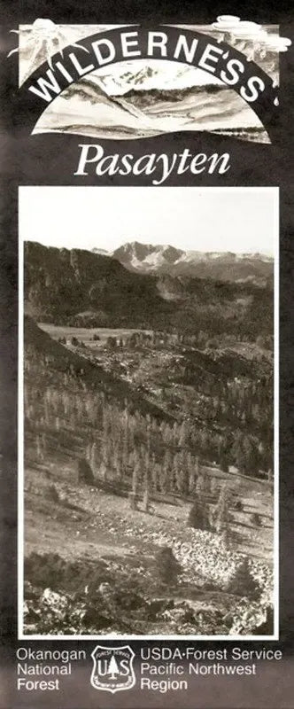 Okanogan-Wenatchee National Forest - Pasayten Wilderness Forest Service Map - Cover