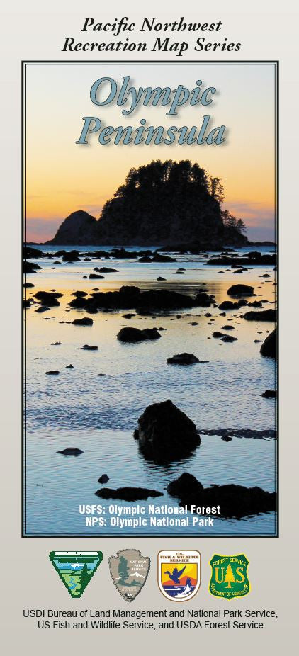 Olympic National Forest - Olympic Peninsula Recreation Forest Service Map - Cover