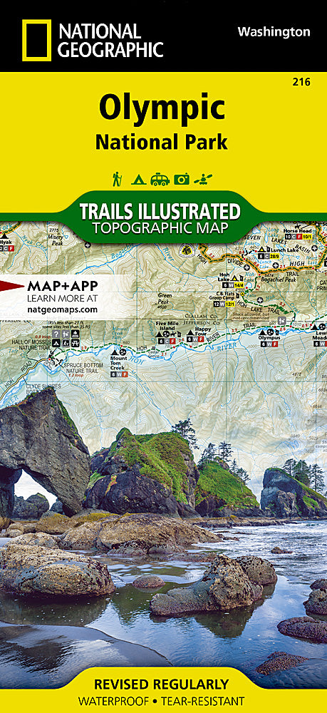Olympic National Park Trails Illustrated Topographic Map #216 - Cover