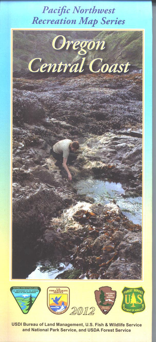 Oregon Central Coast Recreation Forest Service Map - Cover