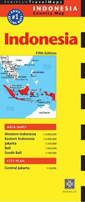 Indonesia Travel Map by Periplus