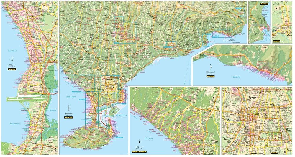 Bali Travel Map by Periplus