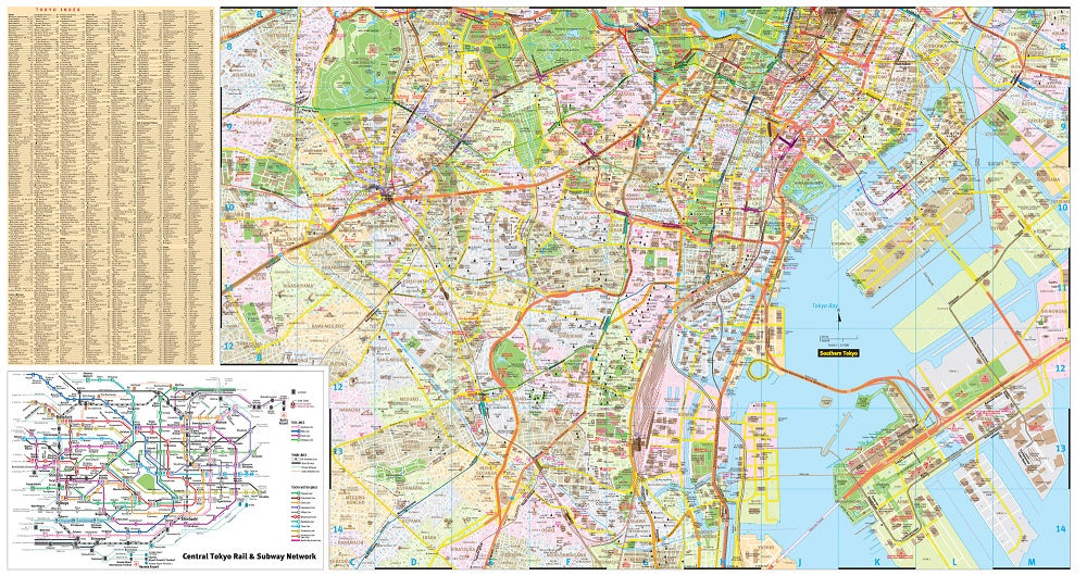 Tokyo Travel Map by Periplus