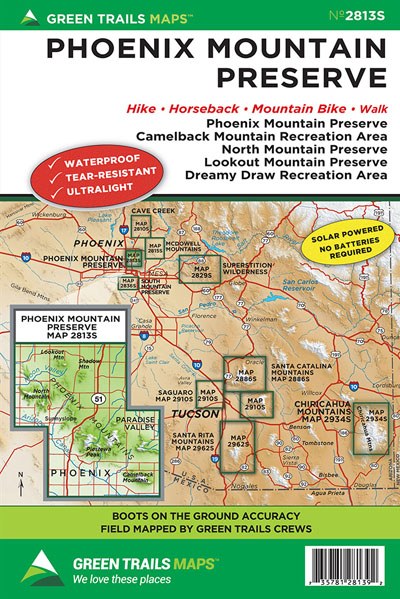 Phoenix Mountain Preserve Map