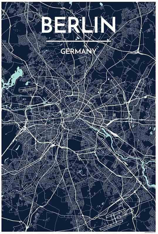 Berlin Map Print