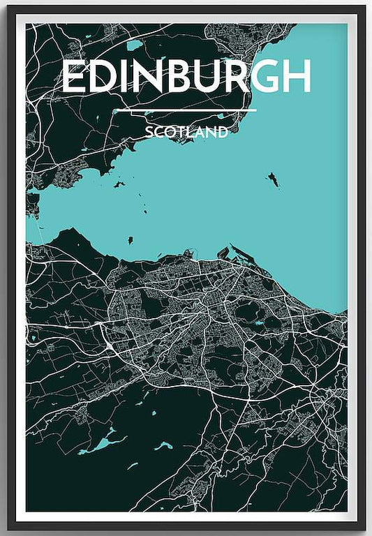 Edinburgh Map Print