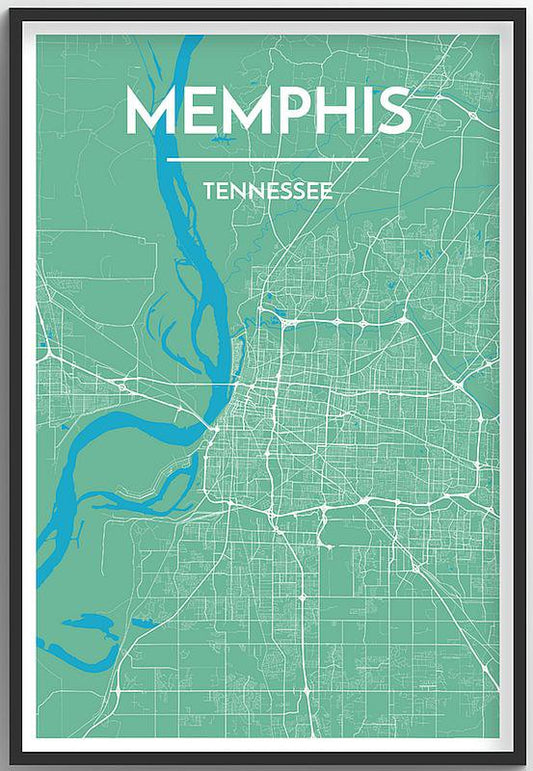 Memphis Map Print