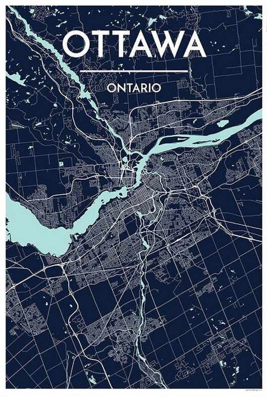 Ottawa Map Print